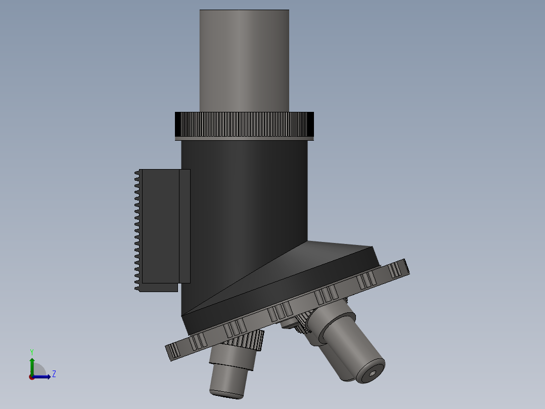 显微镜(11)左视图