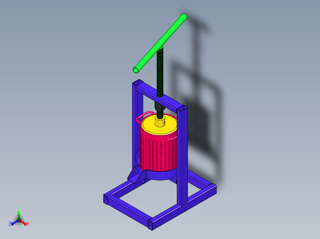 家用手动榨油机压油渣机