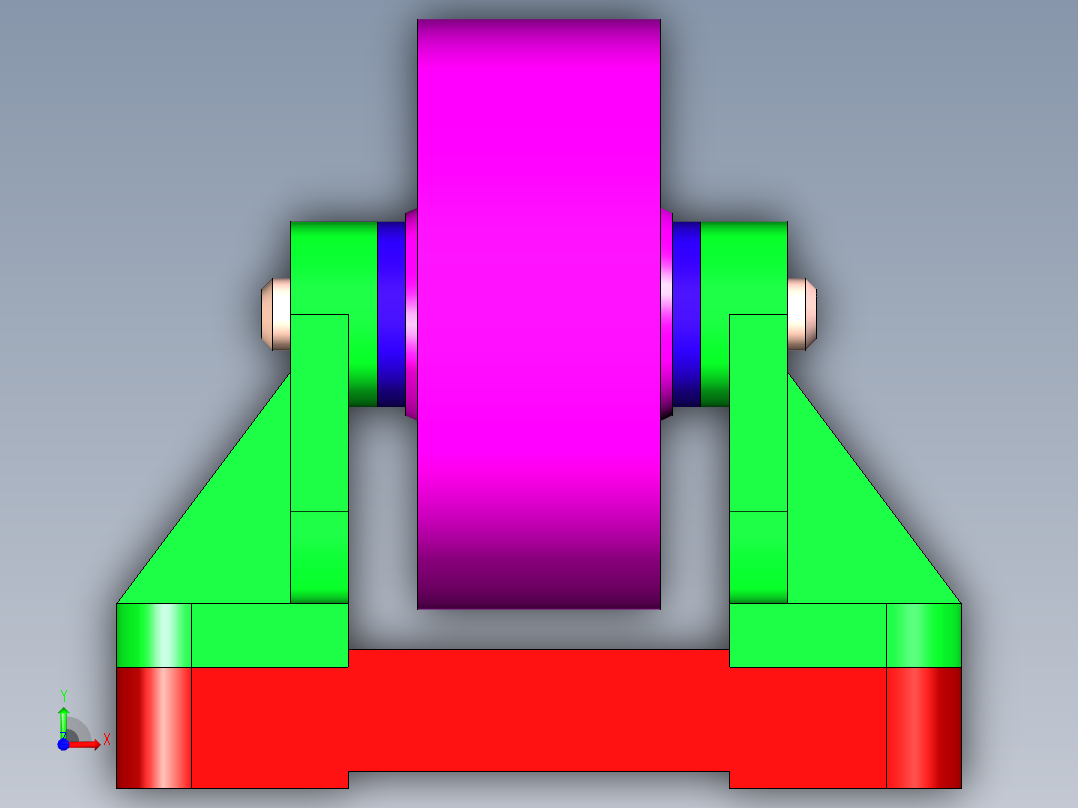 B2005305-滑轮组件前视图