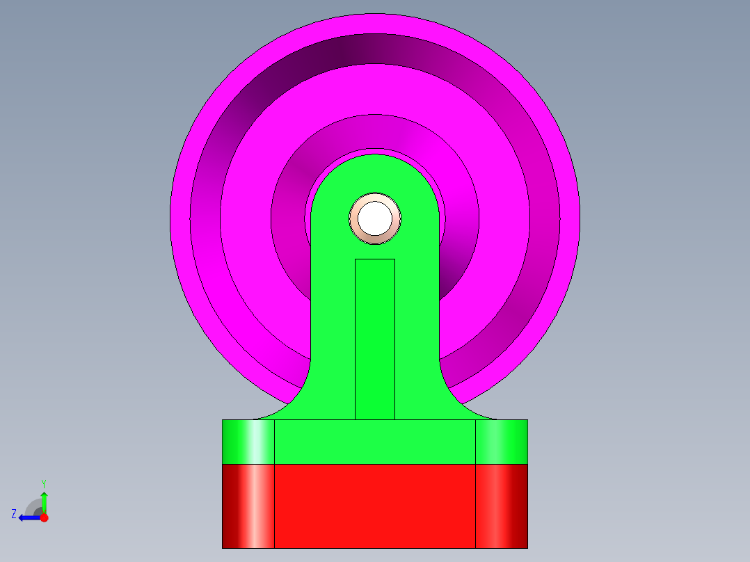 B2005305-滑轮组件右视图