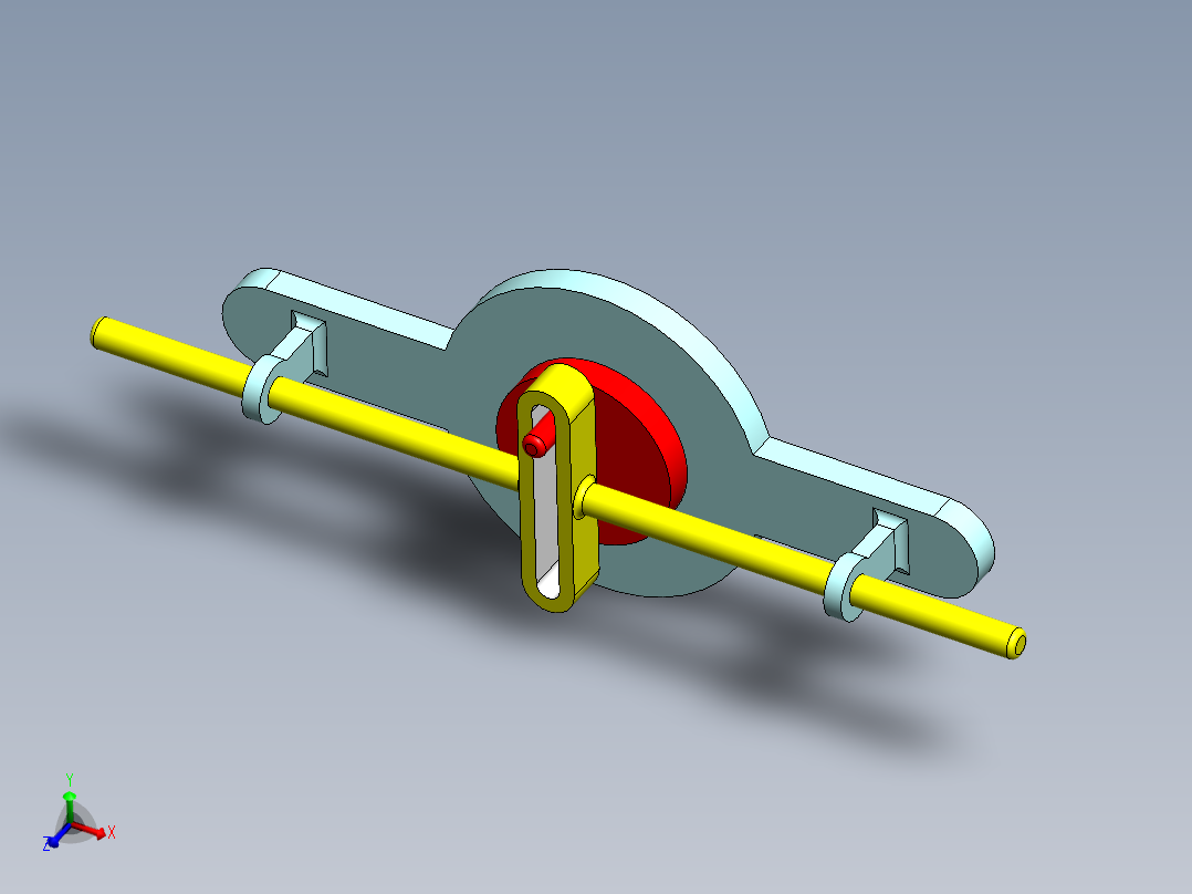 苏格兰轭机构主视图