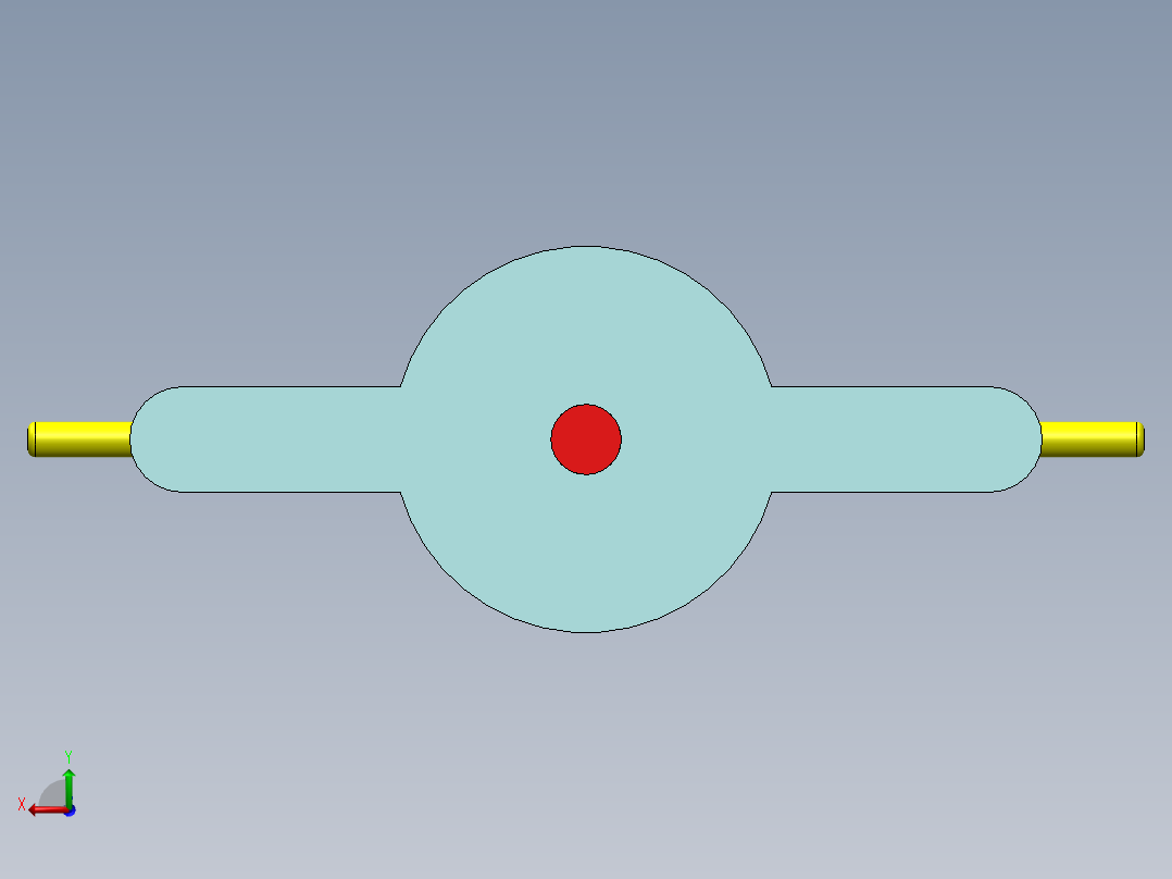 苏格兰轭机构后视图