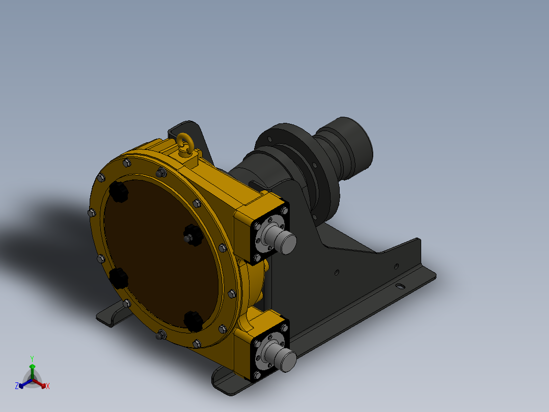 Boyser FMP30A71--1“FMP30滚轮蠕动泵主视图