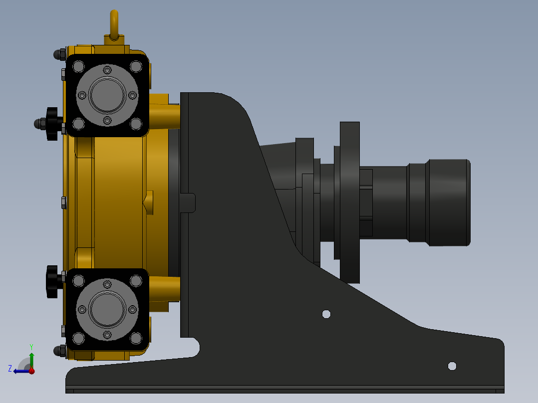 Boyser FMP30A71--1“FMP30滚轮蠕动泵右视图