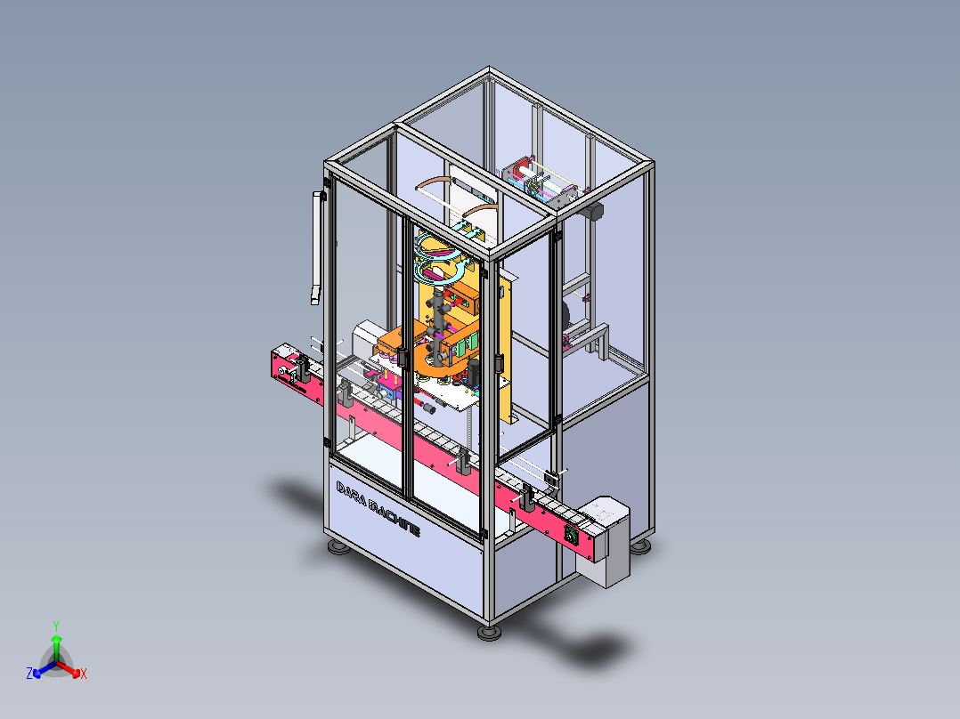 缩袖机正等轴测图