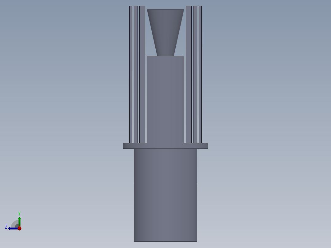 3.1.附件图纸-锥型轴承右视图