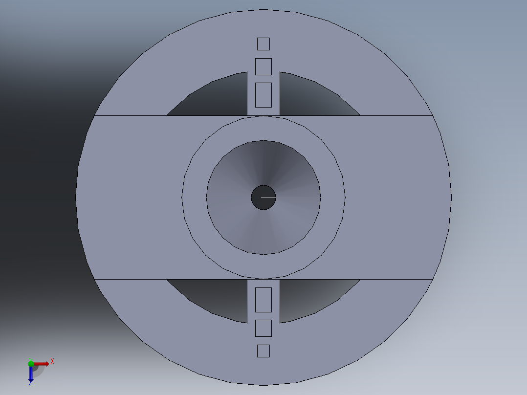 3.1.附件图纸-锥型轴承俯视图