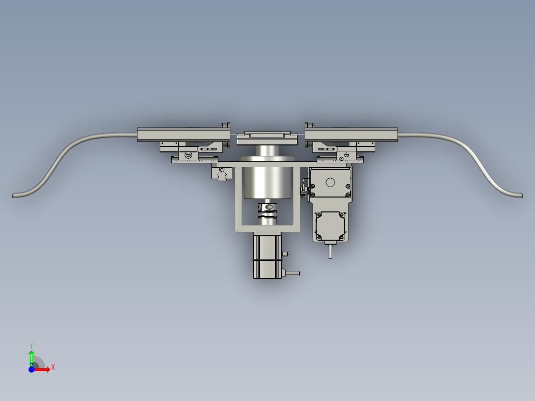 移栽机构前视图