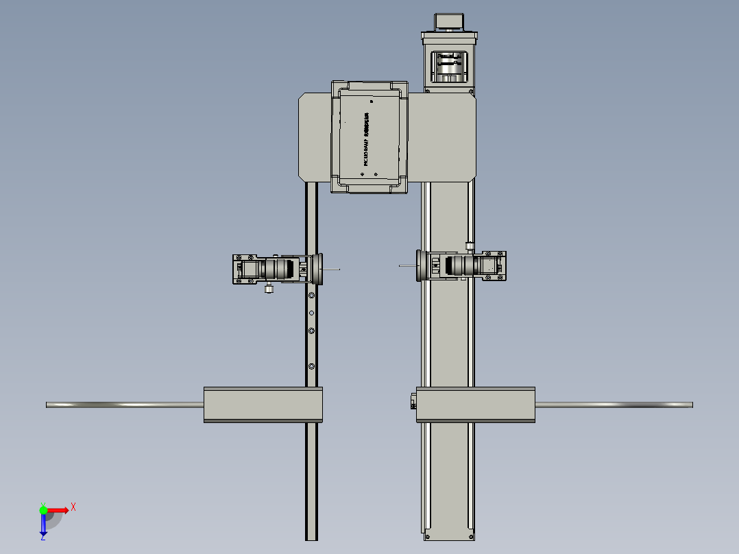 移栽机构俯视图