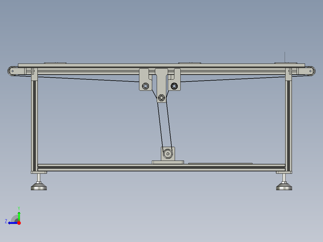 流水线的模组右视图