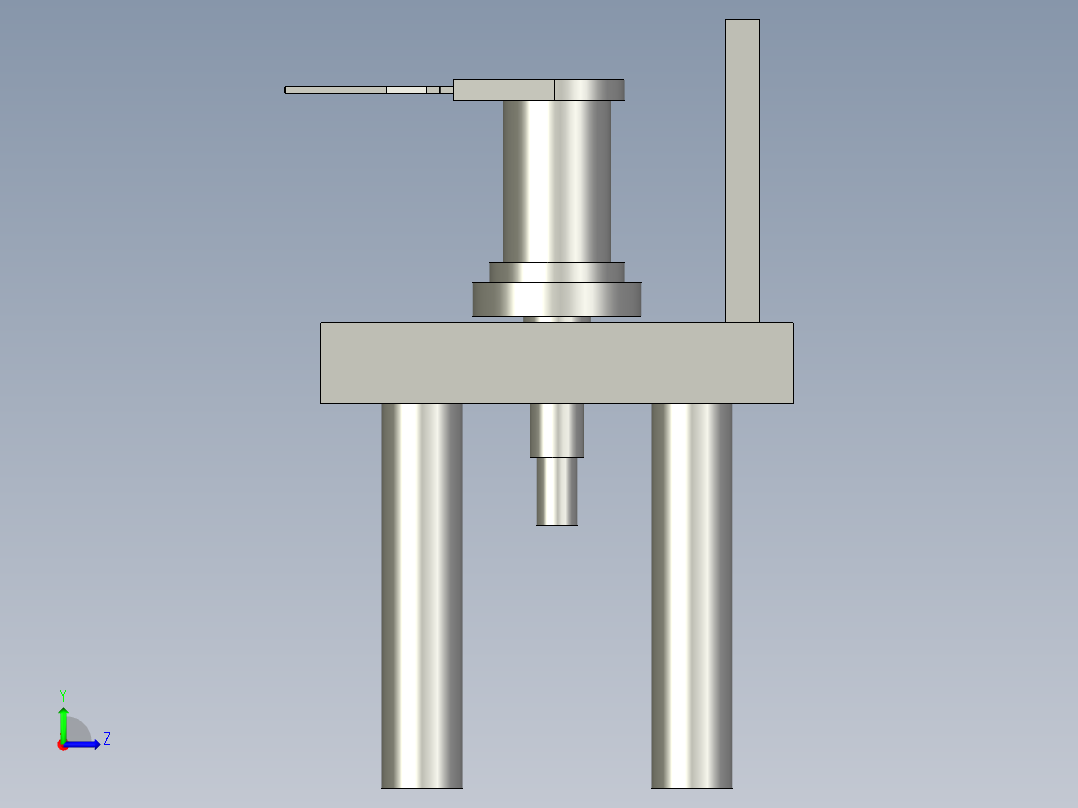 定位旋转机构左视图