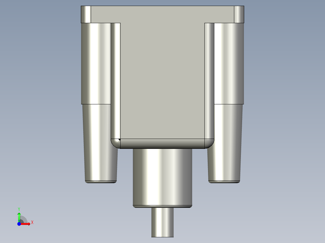 QQ-界面通信接头前视图