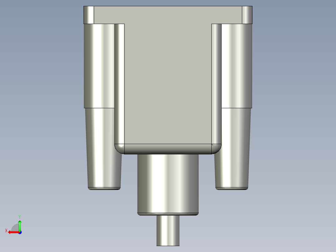 QQ-界面通信接头后视图