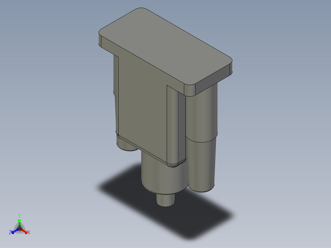 QQ-界面通信接头正等轴测图
