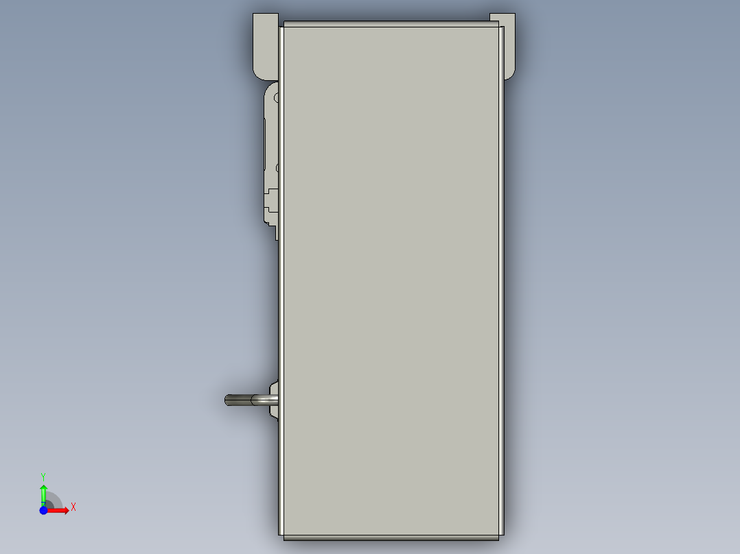 D9-75-L100电机下折弯前视图