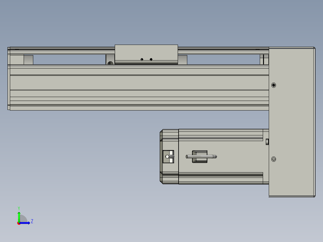 D9-75-L100电机下折弯左视图