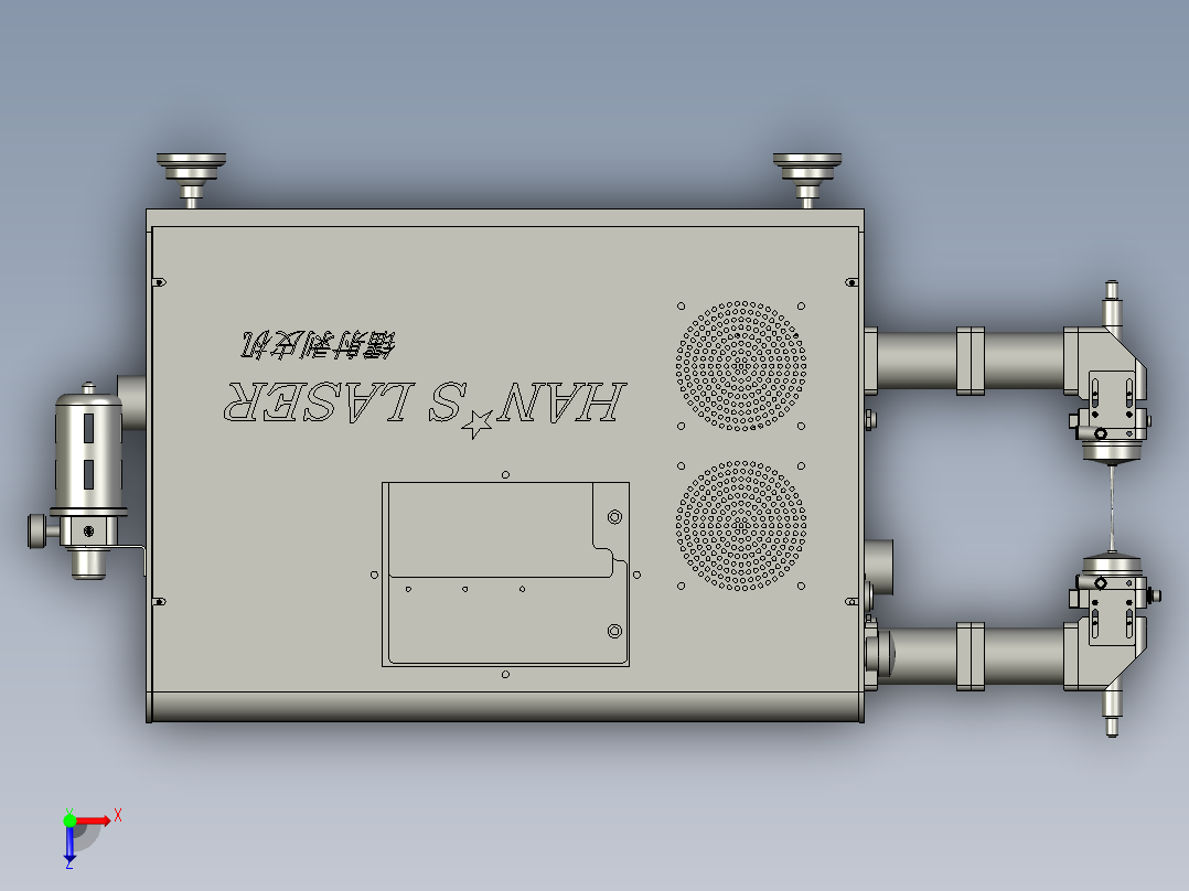 镭射剥皮机SP-CO2-30M-1111俯视图