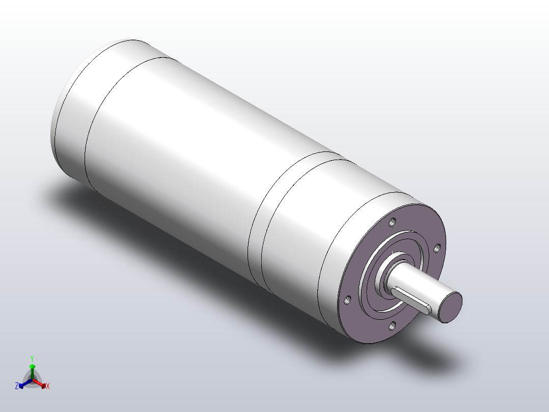 东洋电机120W-(15-70)正等轴测图