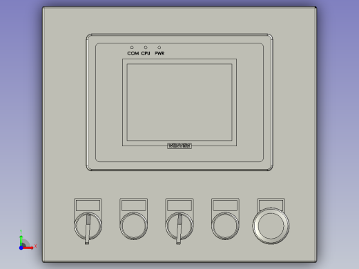 手动操作盒前视缩略图