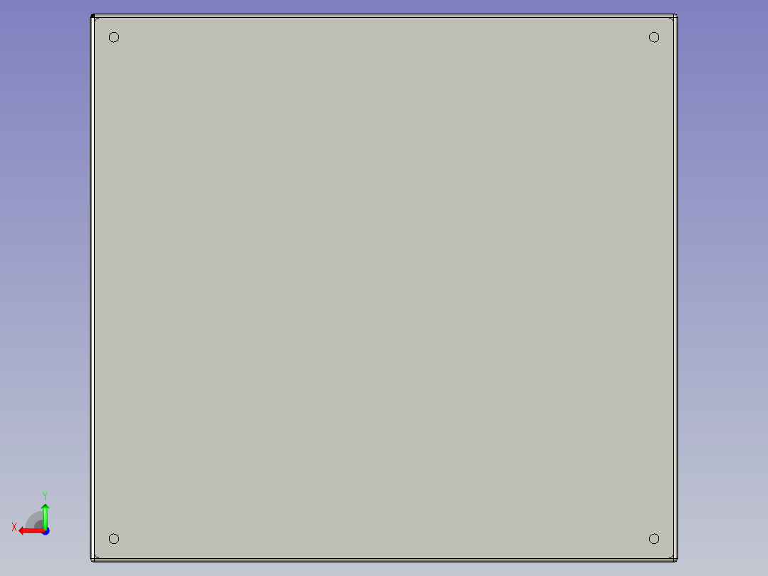 手动操作盒后视图