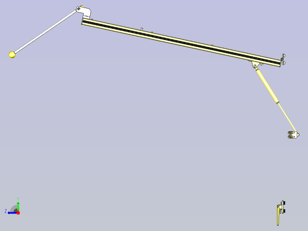 一种开关门右视图
