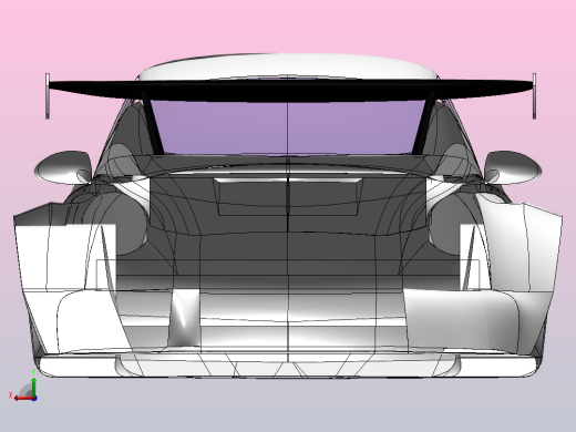 保时捷RWB 911 Turbo车架后视缩略图
