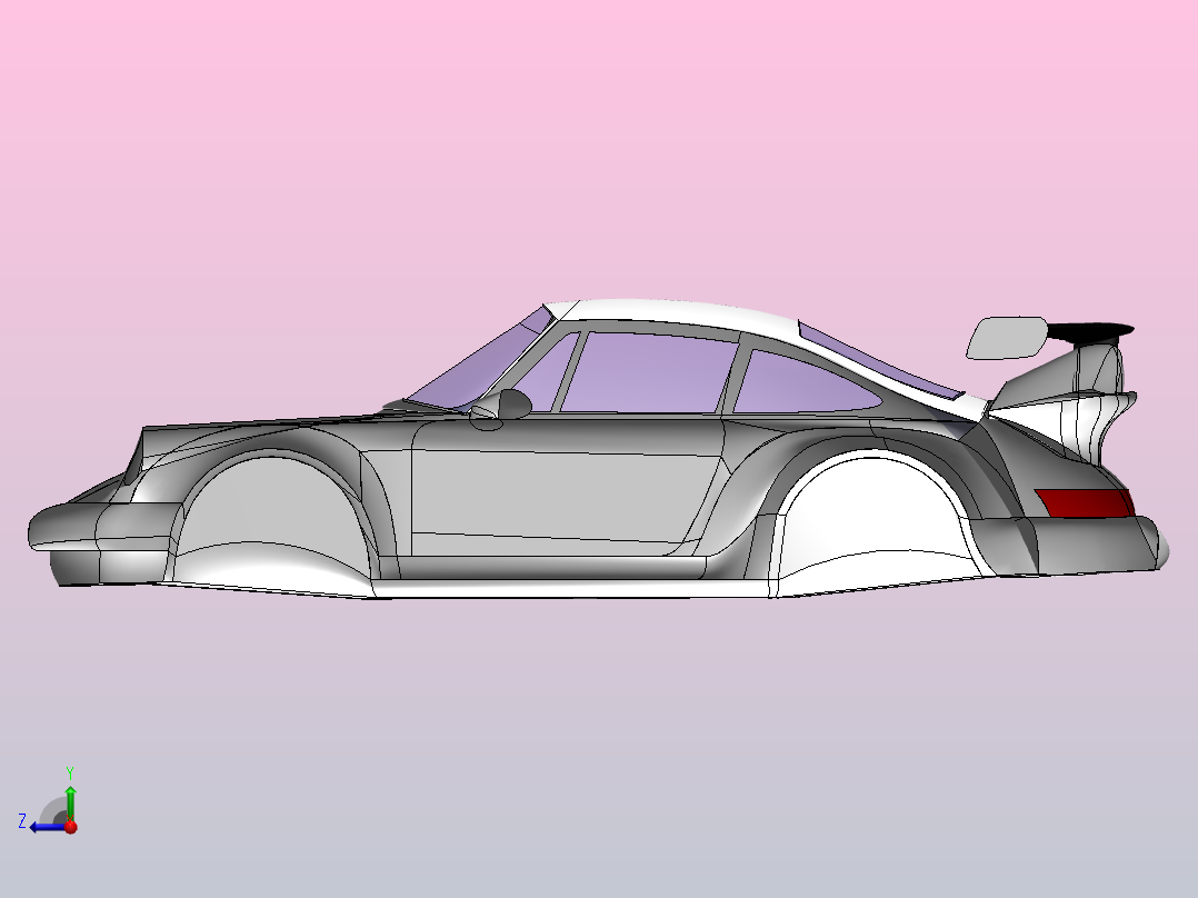 保时捷RWB 911 Turbo车架右视图