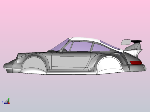 保时捷RWB 911 Turbo车架右视缩略图
