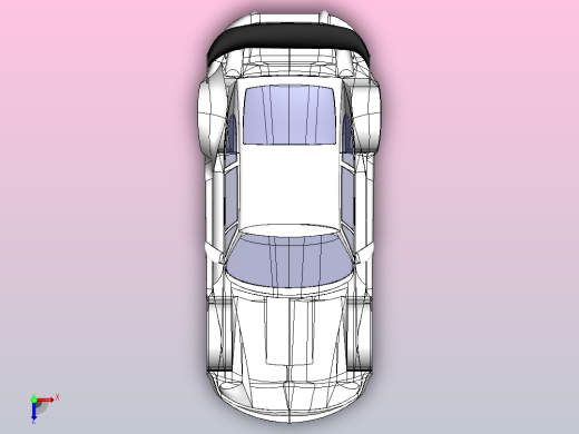 保时捷RWB 911 Turbo车架俯视缩略图
