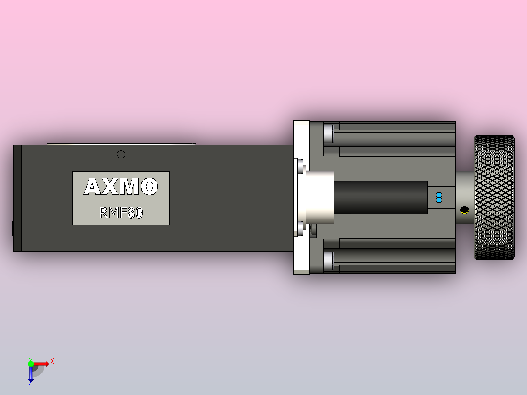 电动旋转工作台AXMO RMF80俯视图