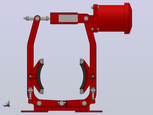 MWZB160～315系列电磁鼓式制动器_MWZB160／100B-25%右视缩略图