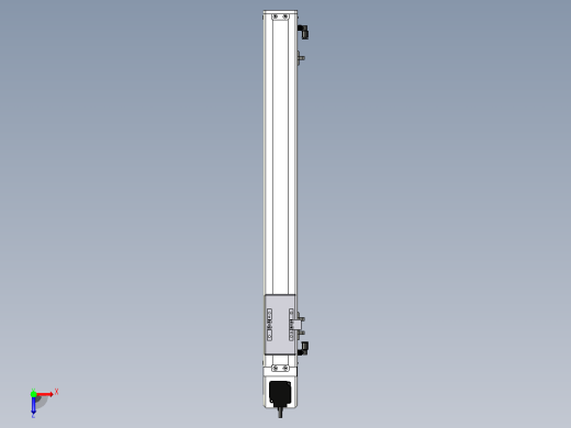 SCM6-500-BW-M10滚珠花健、支撑座、滚珠丝杠、交叉导轨、直线模组俯视缩略图