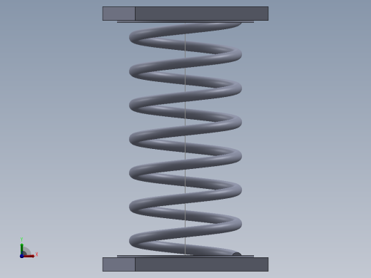 如何在Solidworks中制作一个压缩弹簧的动画前视缩略图