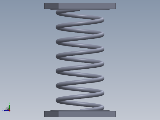 如何在Solidworks中制作一个压缩弹簧的动画右视缩略图