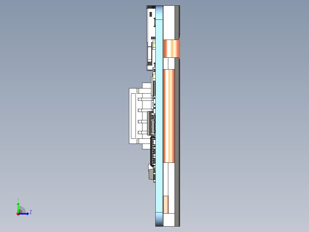 NEXTION 2,8英寸NX3224T028 HMI触摸屏左视图