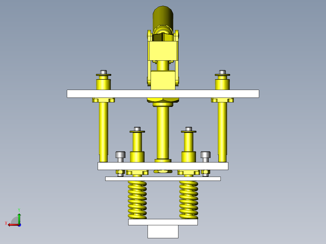 薄膜压接夹具后视图