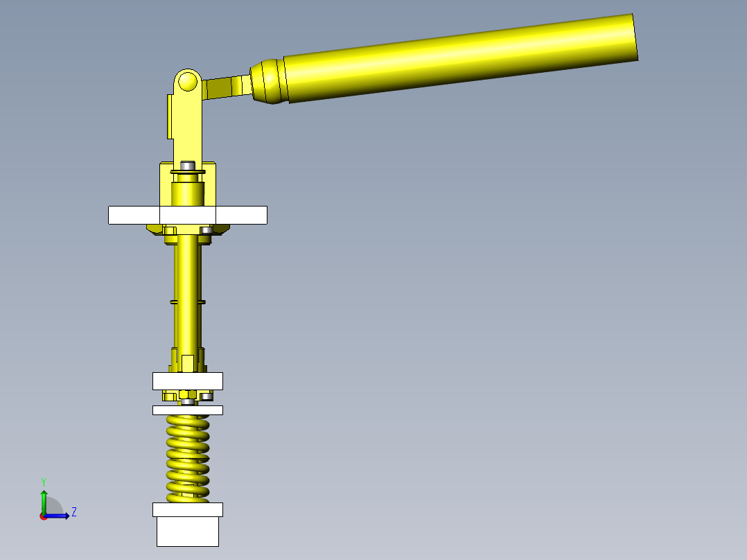 薄膜压接夹具左视图