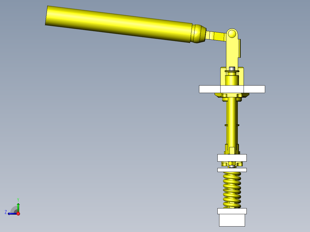 薄膜压接夹具右视图