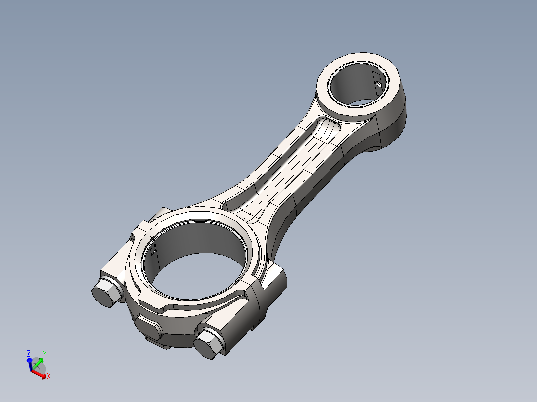 连杆的设计和有限元分析(sw+cad+说明书)