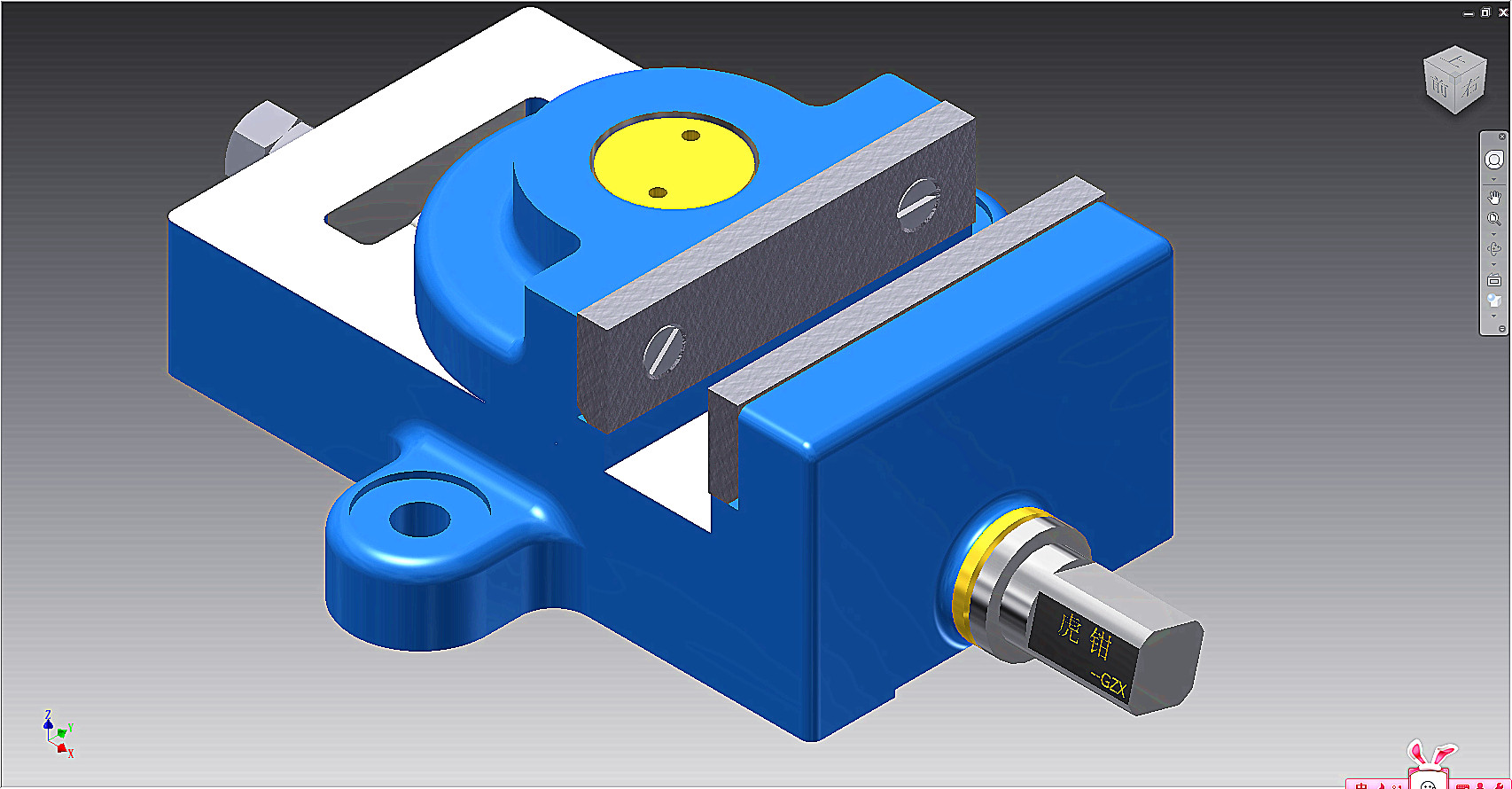 虎钳（全套）3D模型