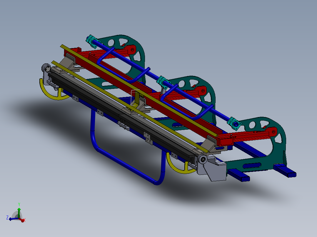 金属片折叠制动器