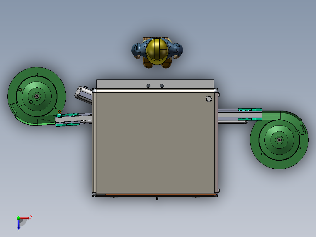 水龙头装配线俯视图