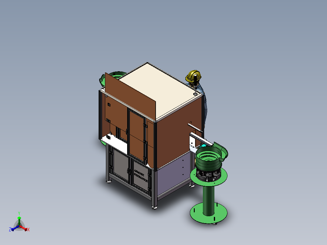 水龙头装配线正等轴测图