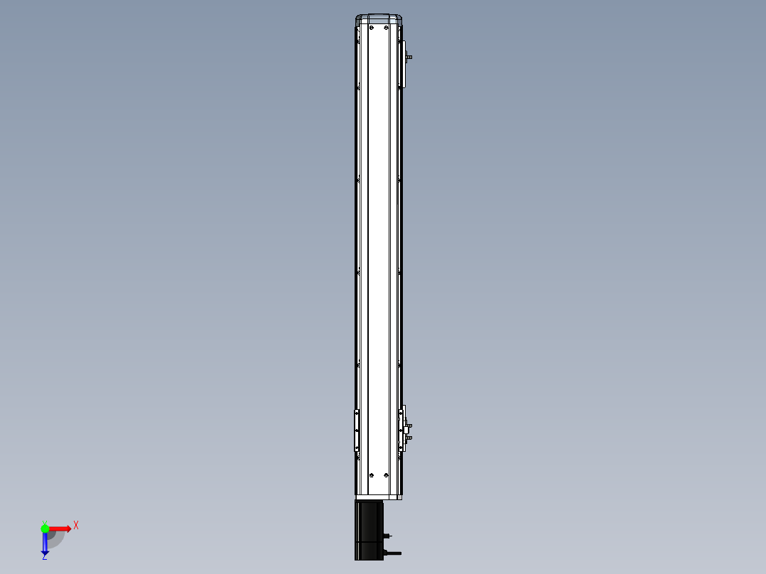 Toyo东佑达直线模组-ETH10-800-BC-200W+煞車俯视图