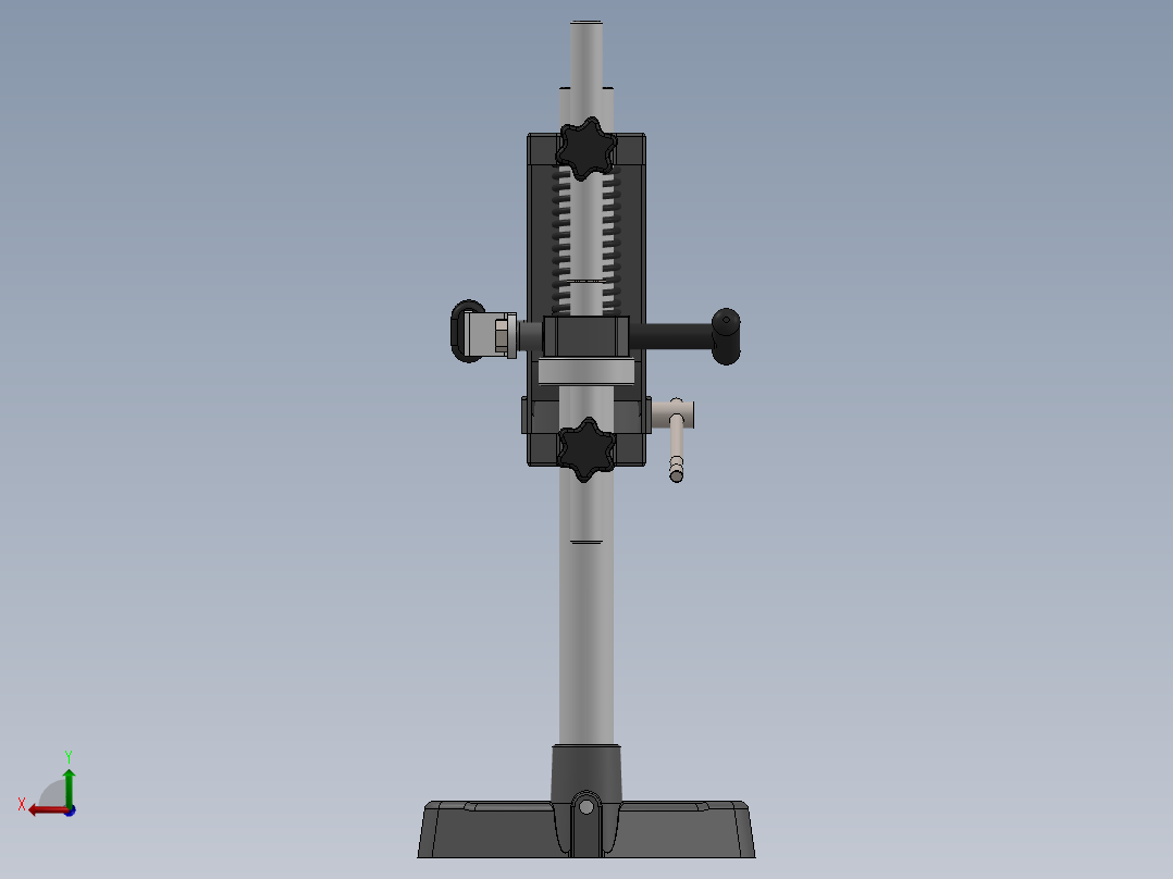 升降夹具模型图后视图