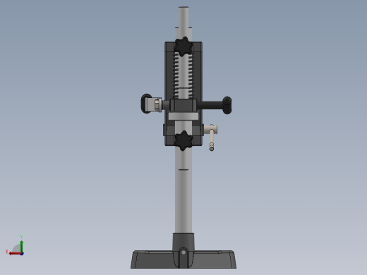 升降夹具模型图后视缩略图