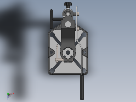 升降夹具模型图俯视缩略图