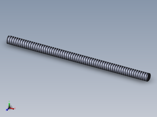 公制 （ISO） 梯形螺钉-TR11x3x200.SLDPRT