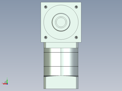 换向器PW70双轴 PLF60-L1 14-50-70-M4.stp后视缩略图