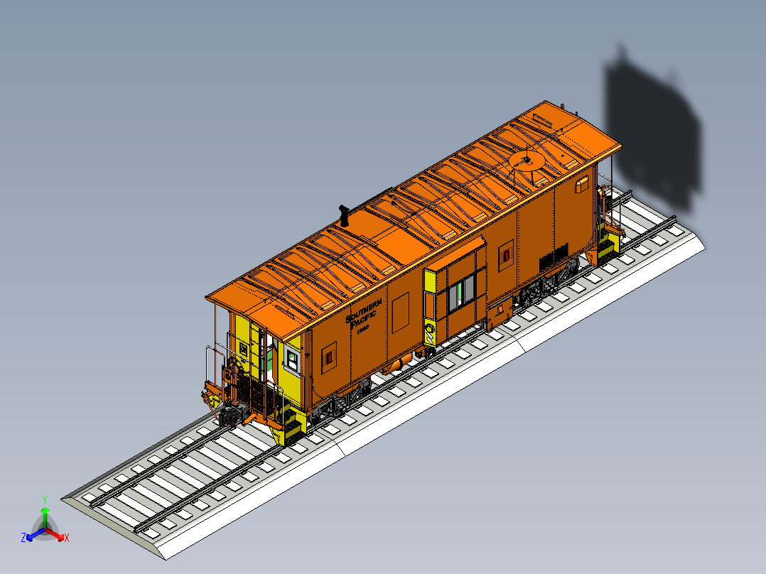 南太平洋1589号车尾